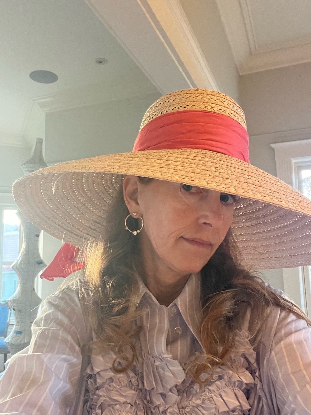 Eugenia Kim large brim Straw Sun Hat - Picture 4 of 6